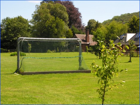 Football Net in our play paddock