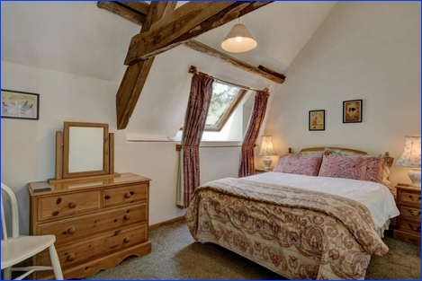 Double Bedroom in Bossington Cottage