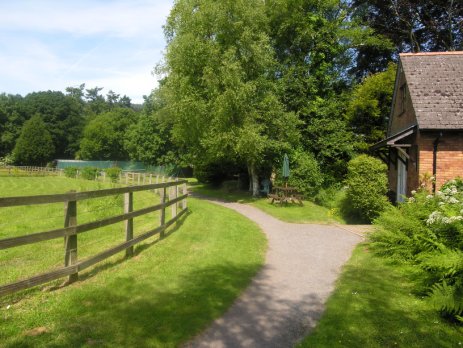 Pathway leading to The Annexe Cottage