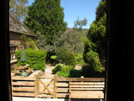 View from Selworthy Cottage patio